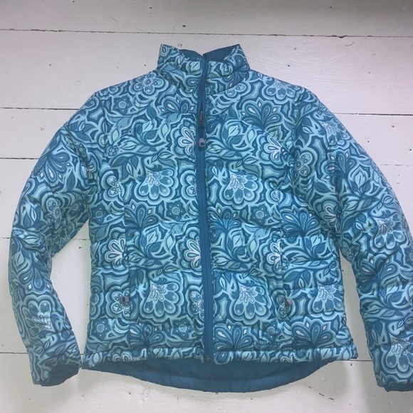 LL Bean EUC reversible goose down puffer coat - Picture 1 of 5